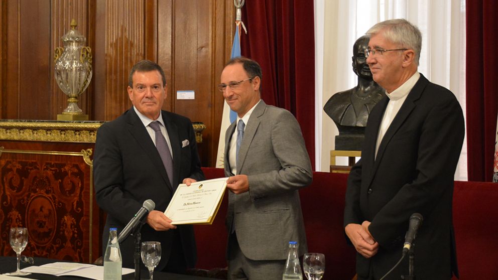 Momento de homenaje