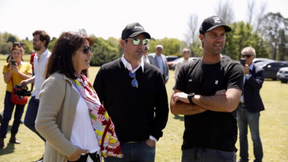 Zuppi, junto a los hermanos Pieres, firmaron la alianza para sponsorear al team