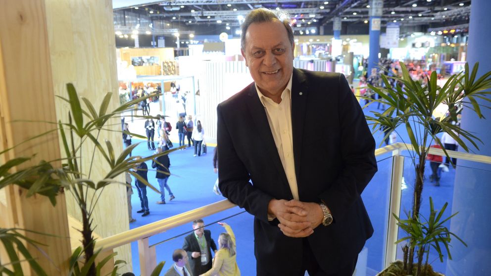 Gustavo Santos, secretario de Turismo, estuvo presente en la FIT 2019 que termina hoy