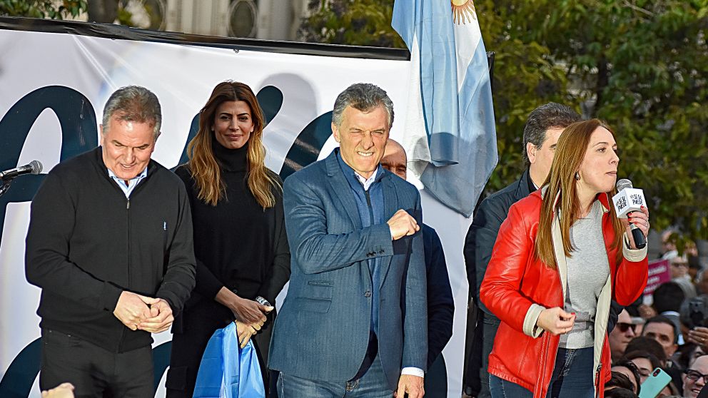 "Me metí en política por ustedes", aseguró Macri en el acto