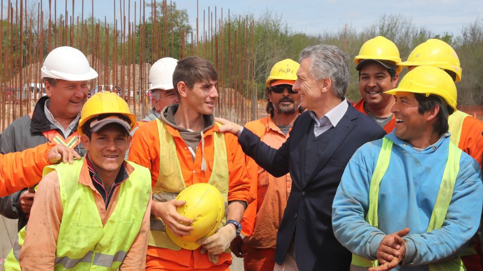 El Presidente continuó hoy con su campaña electoral en Entre Ríos