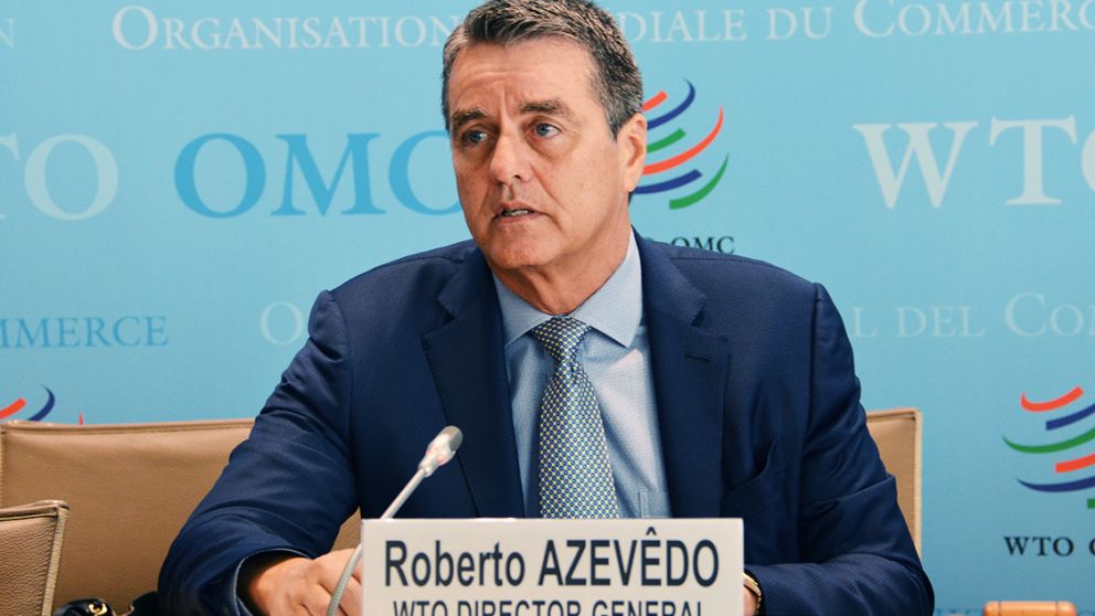 Para el titular de la OMC, Roberto Azevêdo, las previsiones "no son inesperadas"