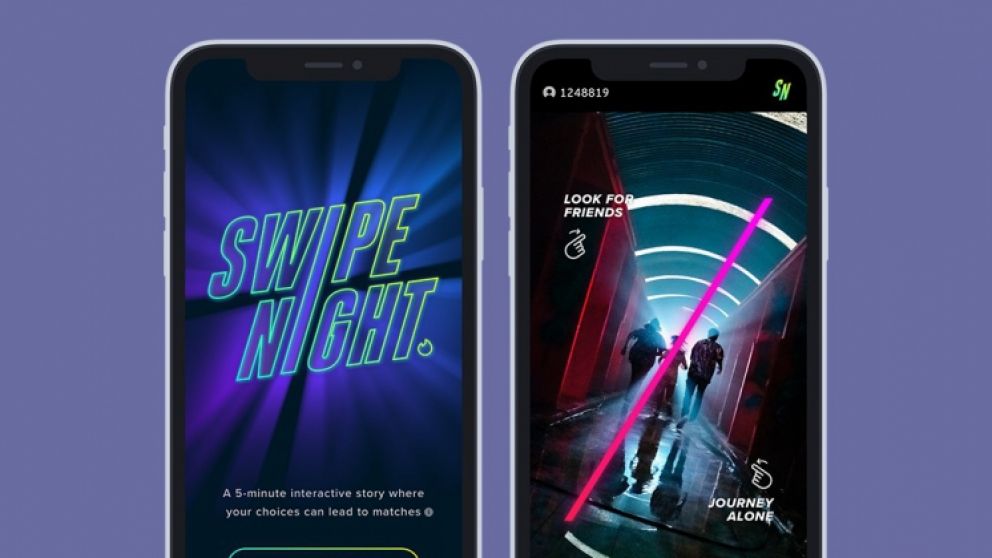 Cada uno de los episodios de Swipe Night estará disponible por unas pocas horas