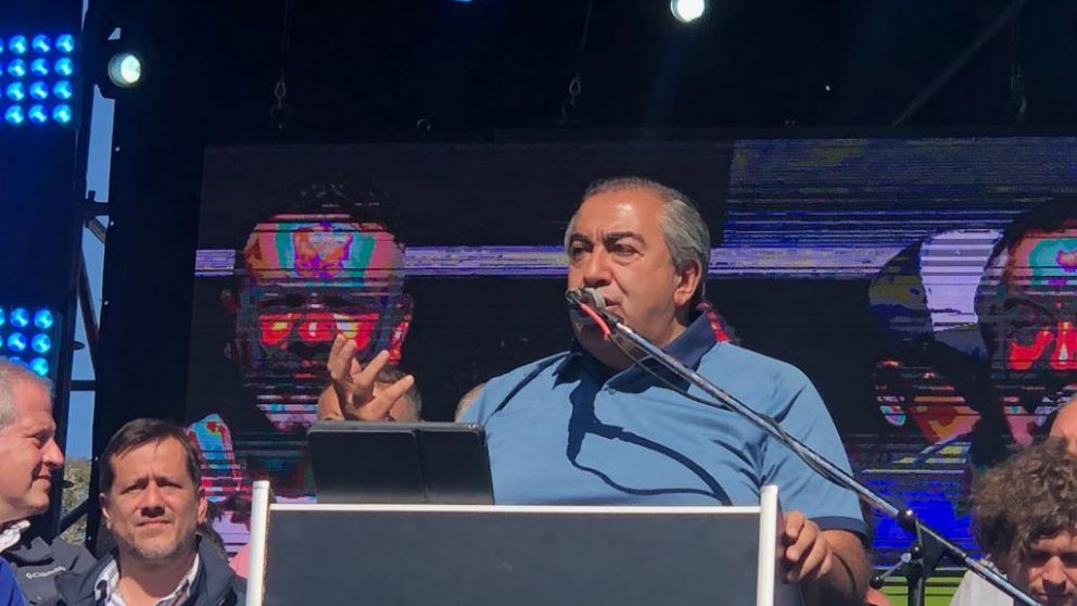 Daer, ayer, en un acto del gremio que lidera
