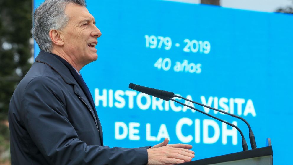 Macri encabez� el acto por el 40 aniversario de la visita a la Argentina de la CIDH 