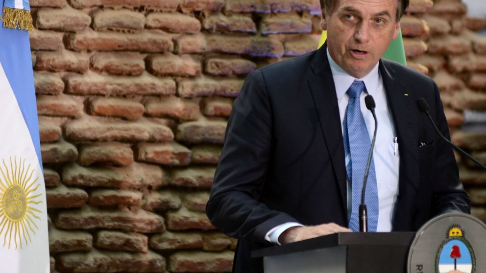 Bolsonaro visitó Argentina y defendió el libre comercio