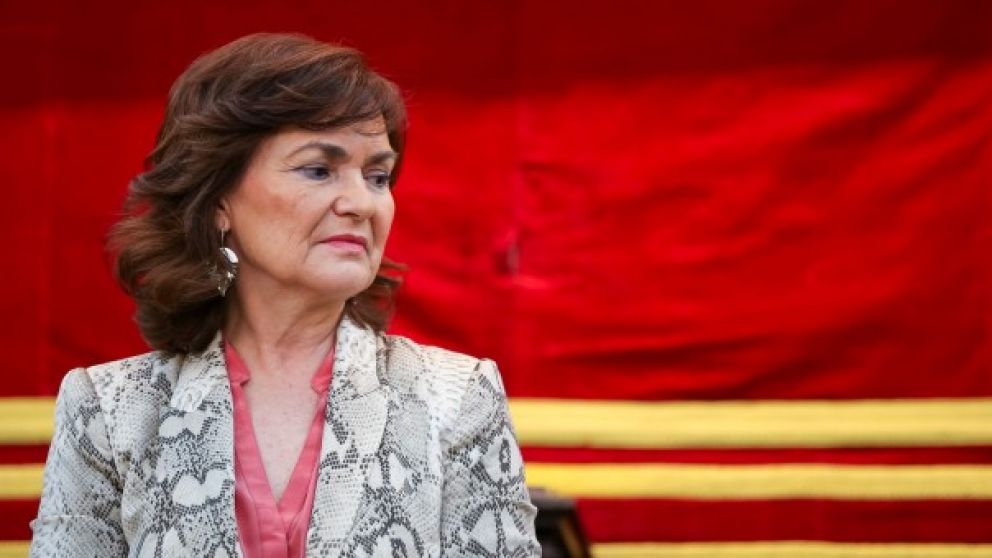 Carmen Calvo, vicepresidenta y vocera del gobierno