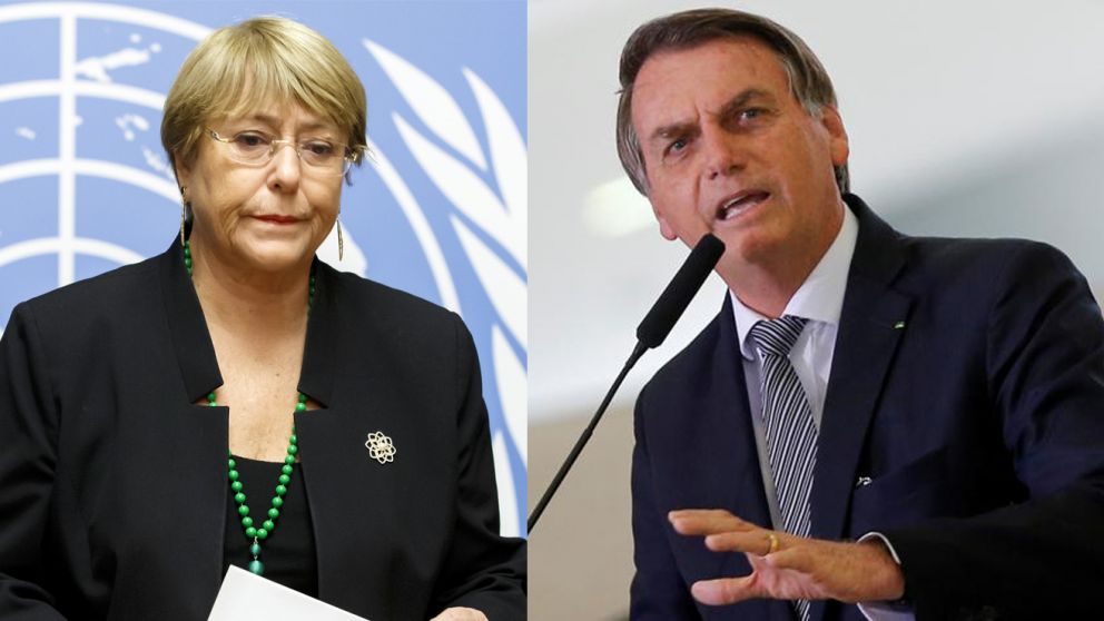 Bolsonaro dijo que Bachelet "se olvida de que su país no es Cuba gracias a los que tuvieron el coraje de decir basta a la izquierda en 1973"
