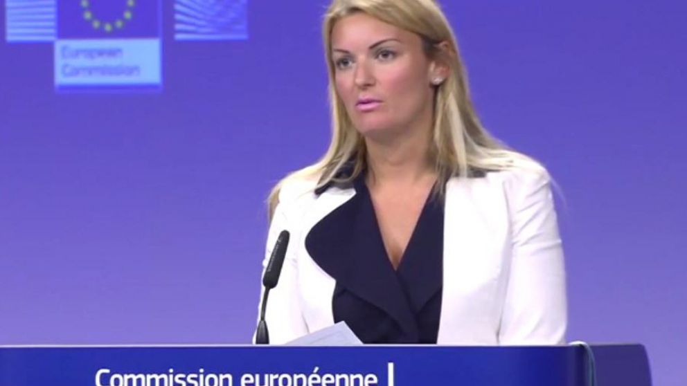 Mina Andreeva, vocera del ejecutivo comunitario