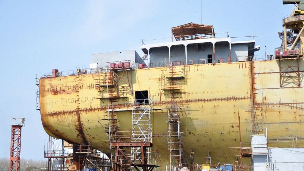 Una imagen del trabajo que se está realizando