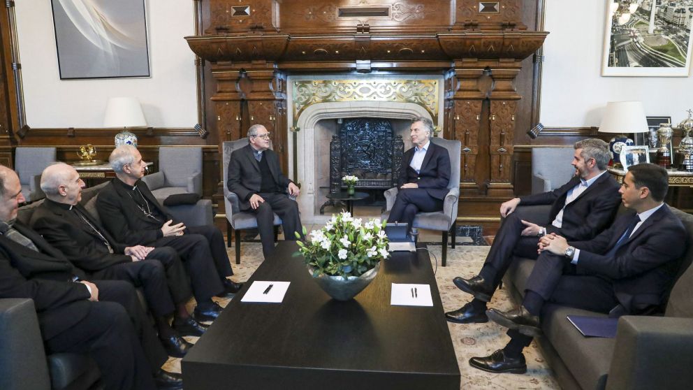 Macri y los pastores coincidieron en evitar especulaciones