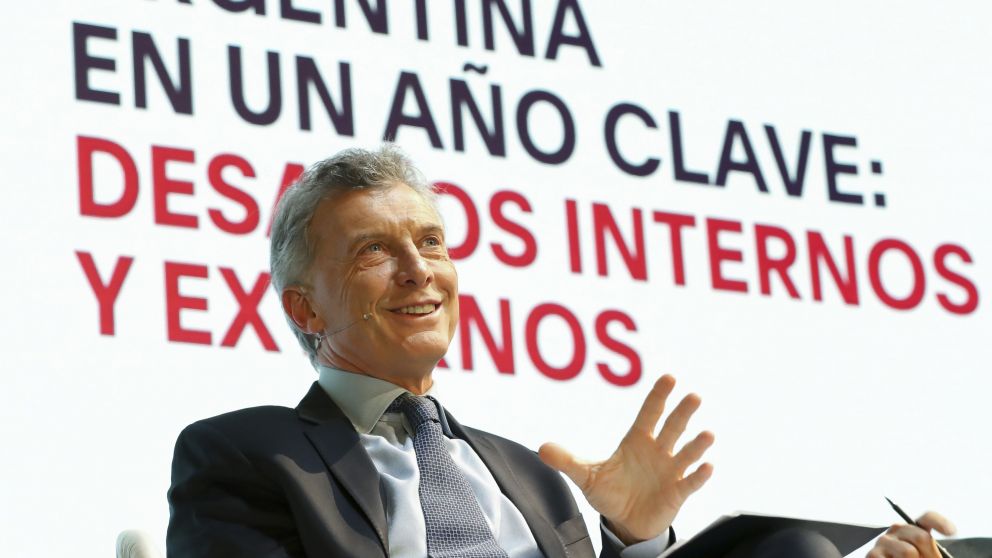 Macri repiti� el confuso argumento en el Malba