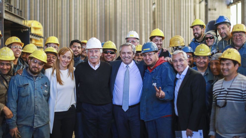 Alberto viajó a Mendoza para apoyar la candidatura de Fernández Sagasti