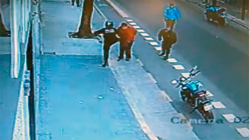 Captado por las cámaras