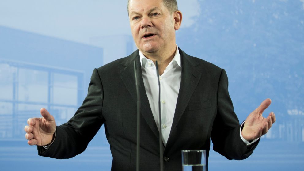 Olaf Scholz, ministro de Finanzas de Alemania