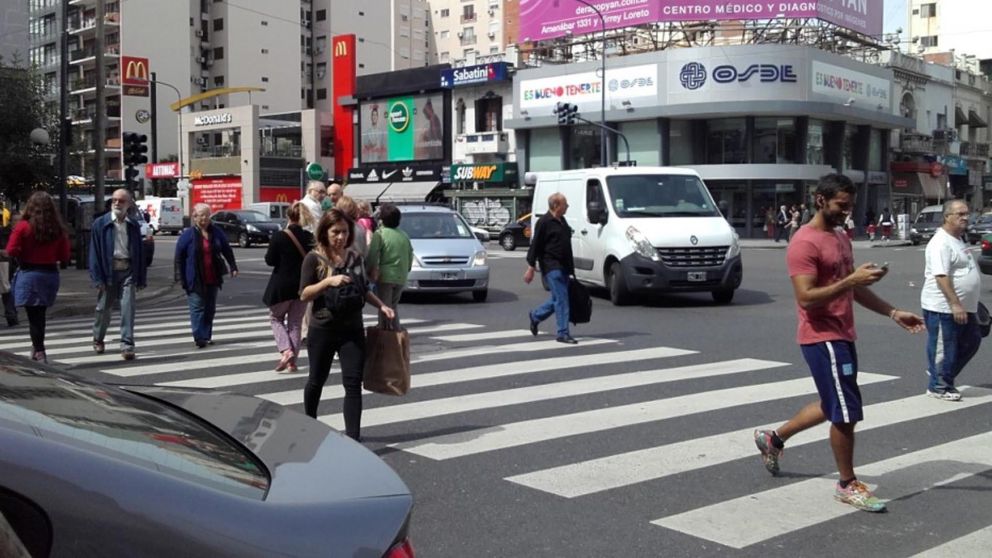 El sábado fue el Día Internacional del Peatón