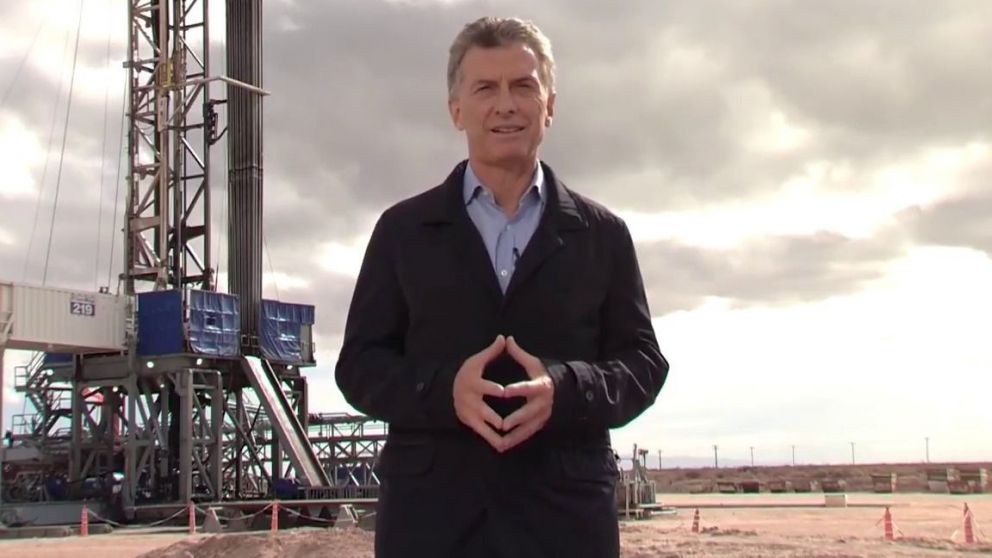 "Sin energía no podemos seguir creciendo, con energía no nos pueden parar", dijo Macri en Abril de 2018