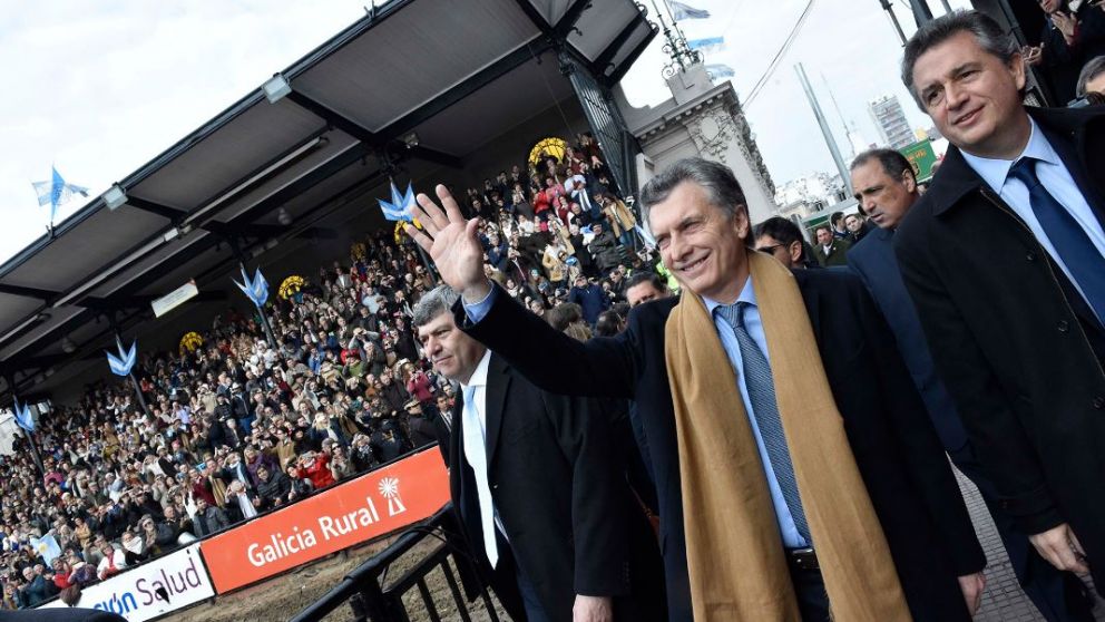 Macri afirmó en La Rural que "se tienen que terminar las retenciones"