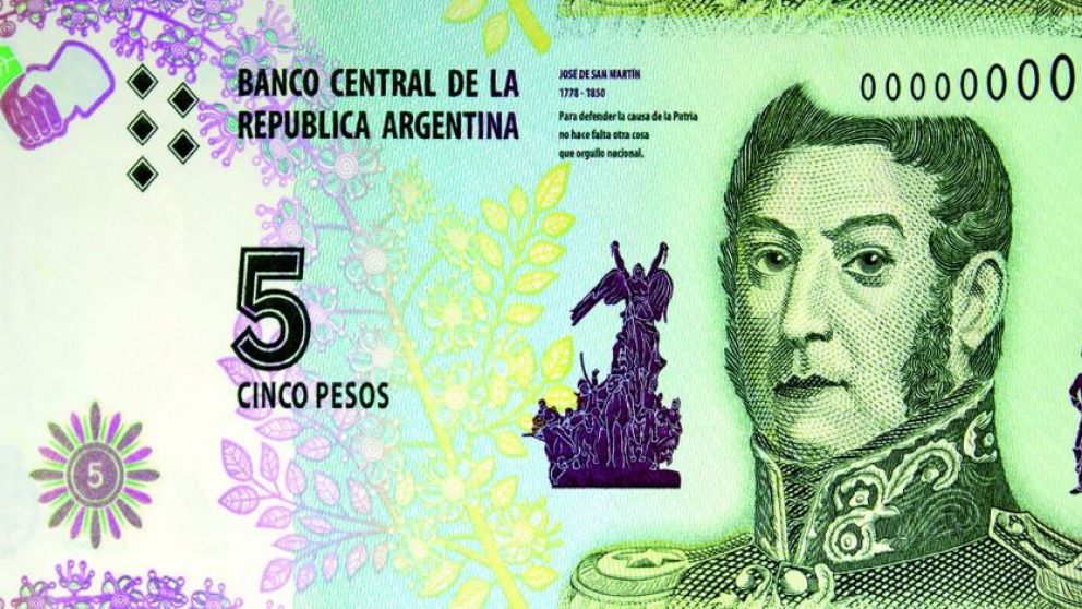 El nuevo billete de 5 pesos había sido lanzado por Cristina Kirchner en octubre de 2015