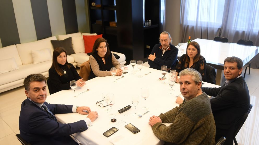 El almuerzo, que se realiza todos los jueves, estuvo encabezado por el vicepresidente del Grupo, Marcelo Carbone