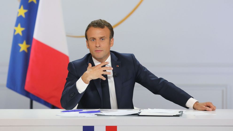 Macron hizo el anuncio