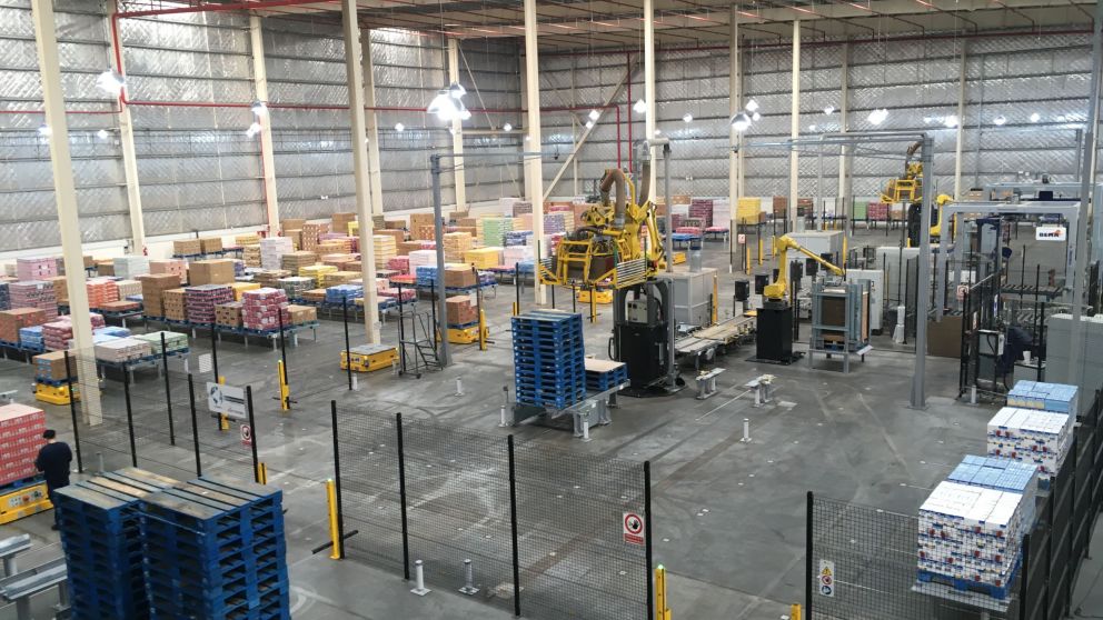 El almacen robotizado de Molinos, pionero en el sector alimenticio nacional