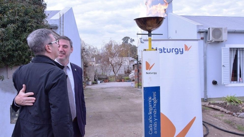 Nueva red de gas natural en Luján