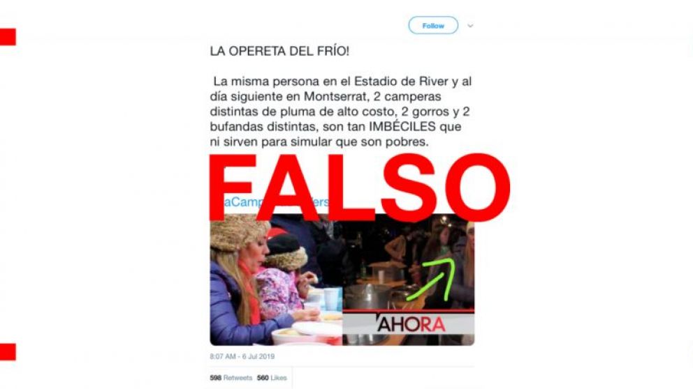 Felicitas García Olano es voluntaria de Red Solidaria junto a Juan Carr