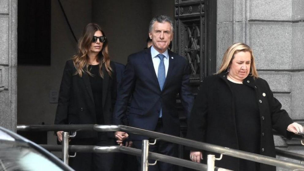 Mauricio Macri llegó acompañado de la primera dama, Juliana Awada
