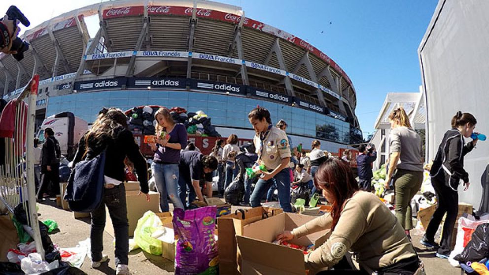 River abrirá las puertas del estadio y recibirá frazadas y abrigo para los más vulnerables