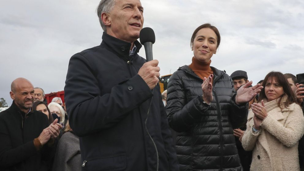Macri y Vidal inauguraron un nuevo tramo en la ruta 3