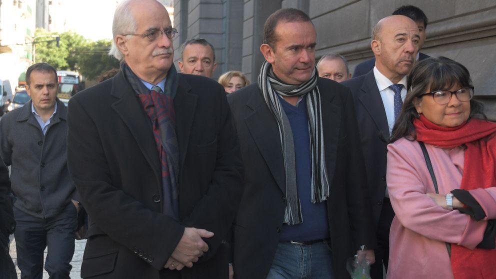 Taiana encabezó la delegación que visitó a Cristina