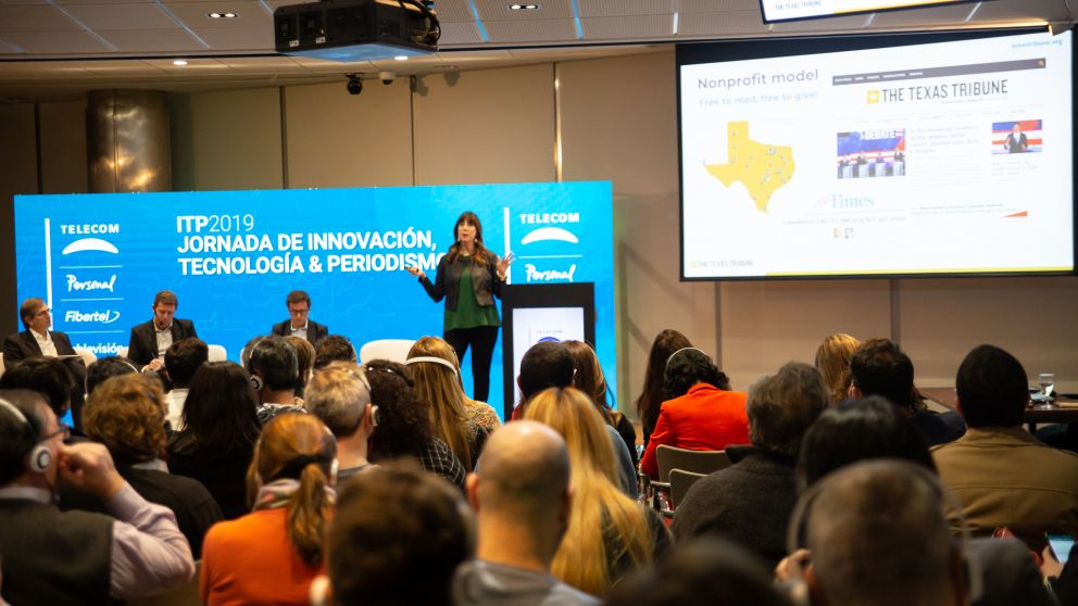 Amanda Zamora, en la charla de innovación