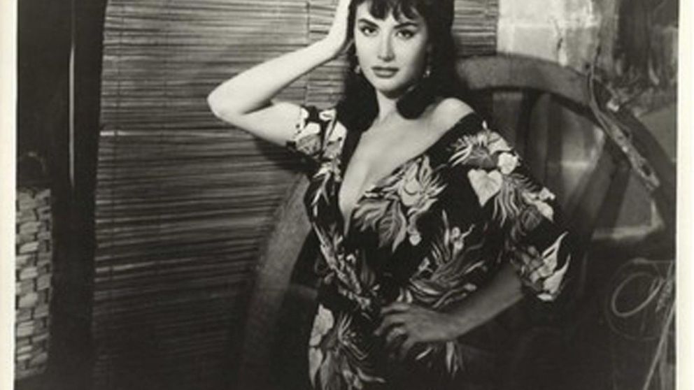 Isabel Sarli en El trueno entre las hojas, su primera película, de 1958