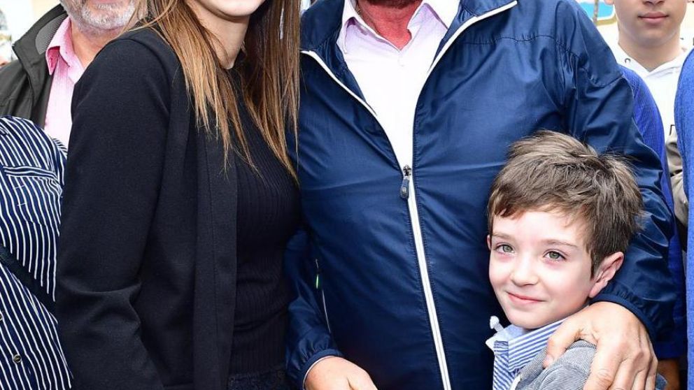 Insfrán al momento de concurrir a votar a su ciudad natal