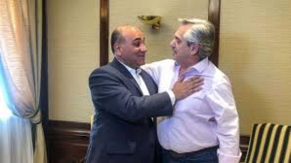Alberto Fernández recibió a Juan Manzur durante su internación en el Otamendi