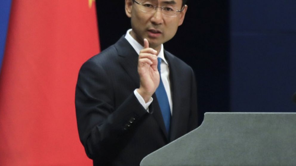 Geng Shuang transmitió la posición oficial a EE.UU.