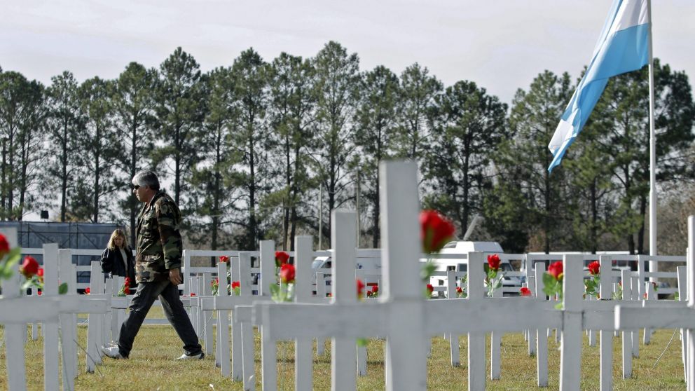 Cementerio argentino de Darwin