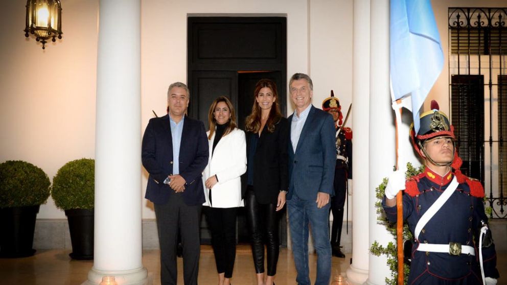 Es la primera vez que Iván Luque visita la Argentina como presidente