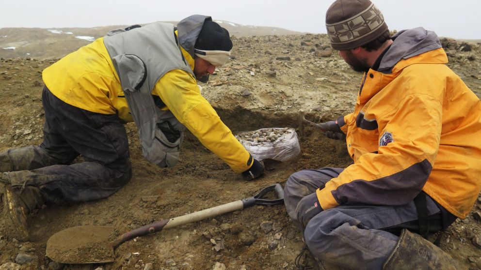 Los investigadores trabajando