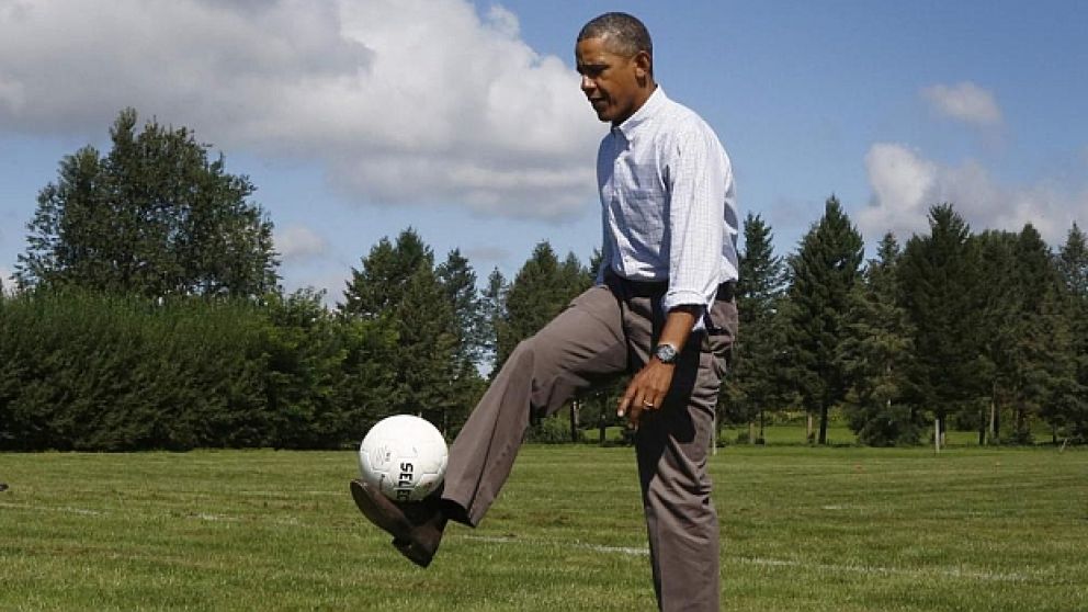 Obama se�al� que la selecci�n argentina "tiene problemas"