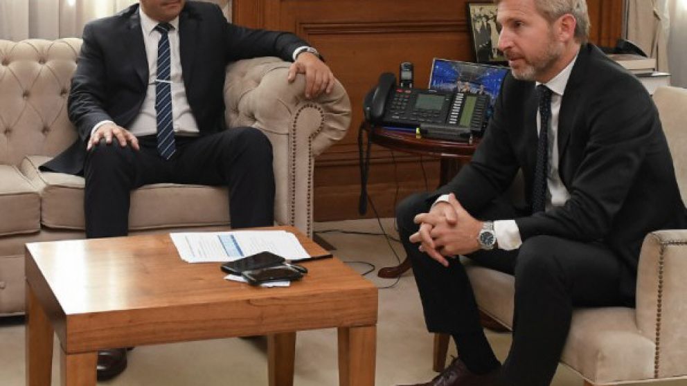 Frigerio recibió a Valdés durante la tarde