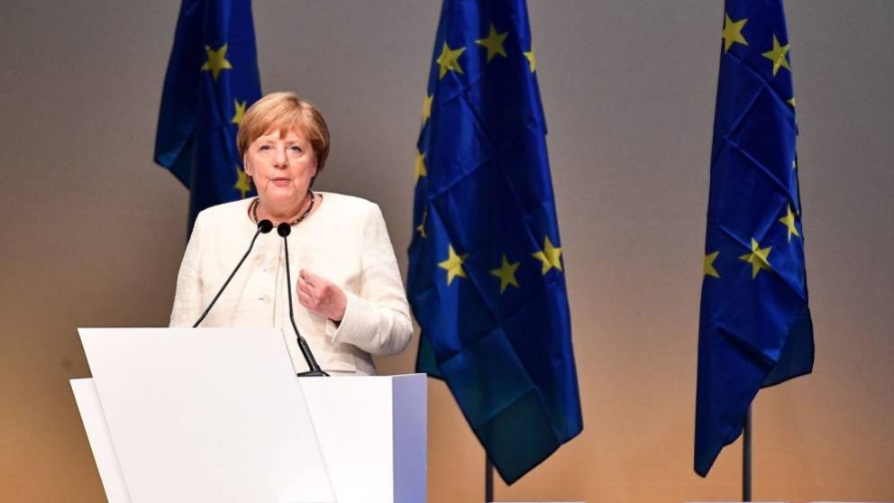 Angela Merkel fue una de las ganadoras con 7 puntos más que en la última elección