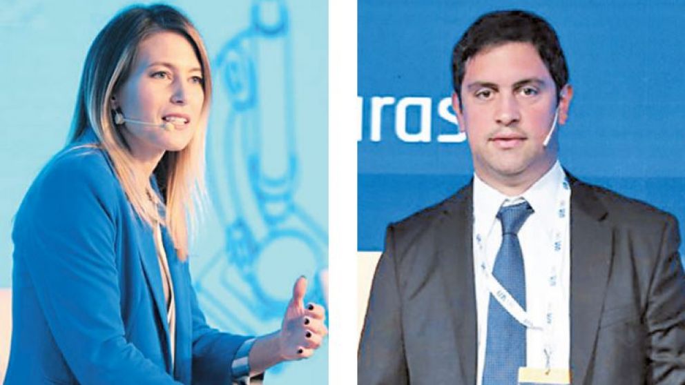 Carolina Castro (AFAC) y Miguel Zonnaras (UIA Joven), al comité