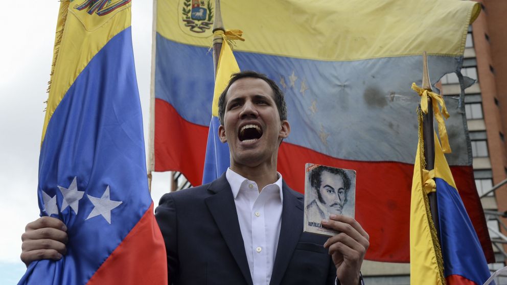 Guaidó, referente de la oposición a Nicolás Maduro