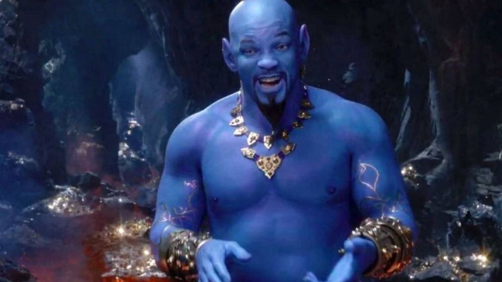 Will Smith como el genio de Alladin, tanque de la semana