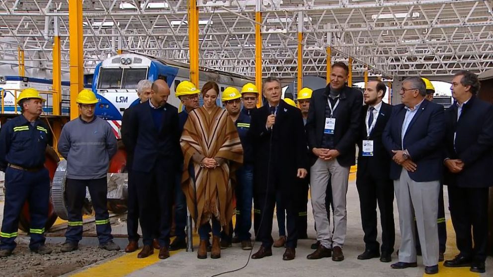 Macri, Vidal y Dietrich encabezaron el acto en la localidad de Bragado