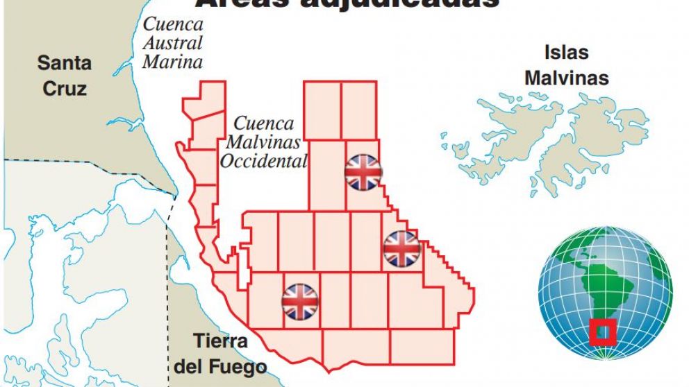 Frenan adjudicaciones petroleras en la cuenca Malvinas