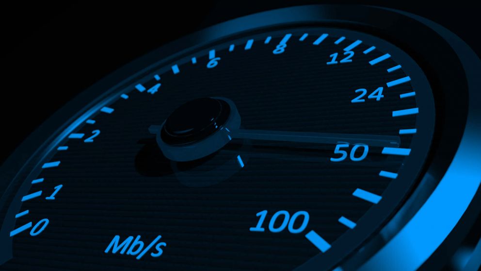 En 2016 la velocidad era de aproximadamente 5Mbps