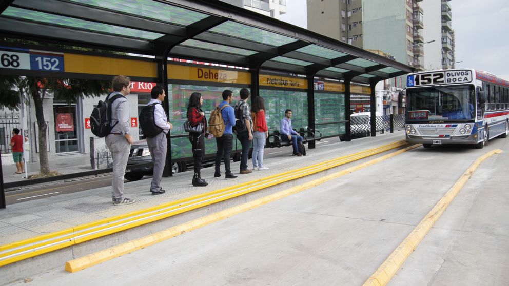 El uso del transporte de pasajeros subió 1,2%